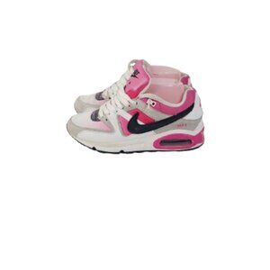 Nike Women's White Grey Pink Black Air Max Command Low Top Running Shoes Size 8